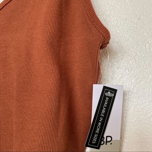 Nordstrom bp. V-Neck Ribbed Thong Bodysuit Size Large - Picture 6 of 10